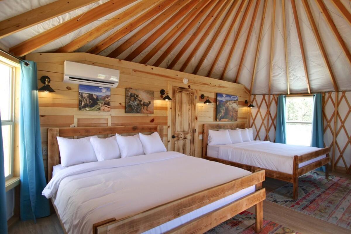 Villa Yurt Overlook #7 With Ac And Private Bath 2 Kings Orderville Exterior foto