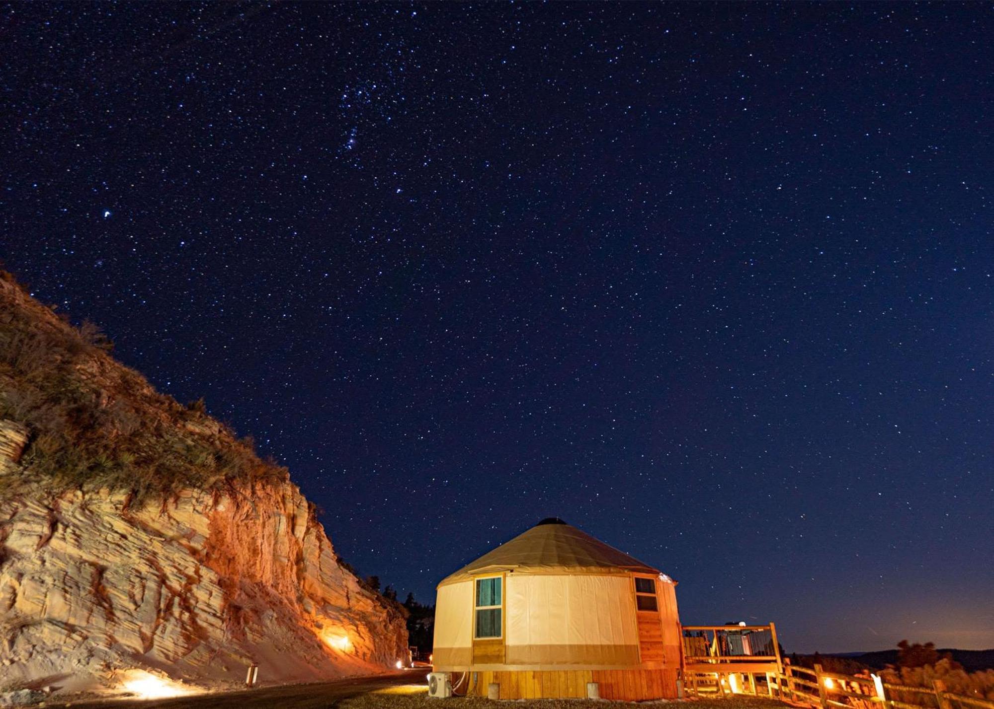 Villa Yurt Overlook #7 With Ac And Private Bath 2 Kings Orderville Exterior foto